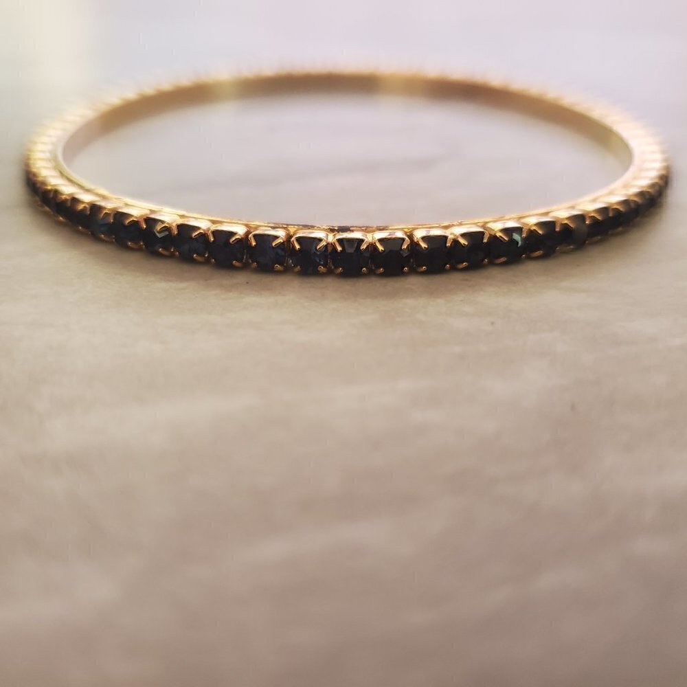 ✨ J.Crew Rhinestone Crystal Pave Bangle Bracelet ✨ - Picture 5 of 10